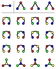 A graph containing various shapes